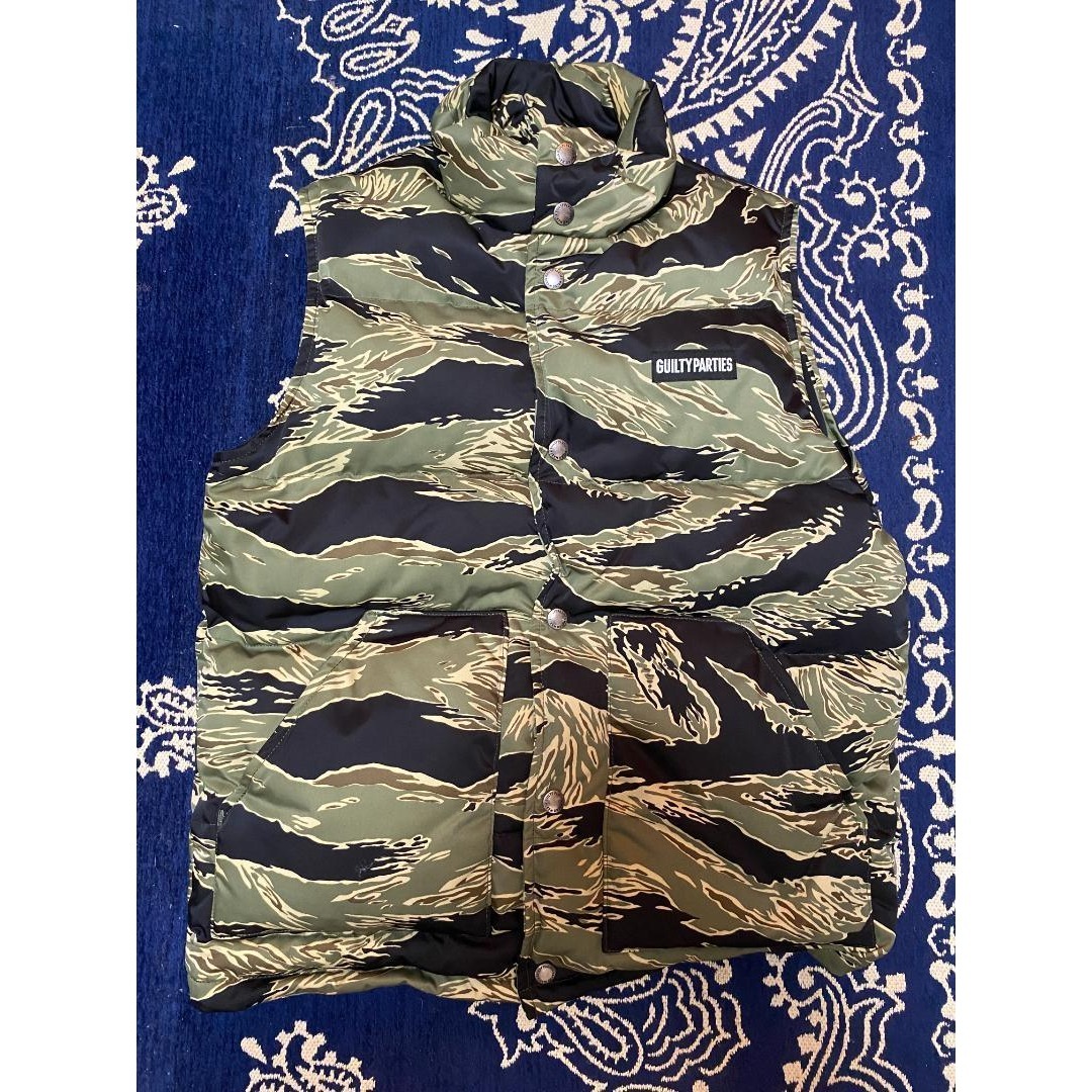 WACKO MARIA - WACKO MARIA ワコマリア ダウンベスト タイガーカモ