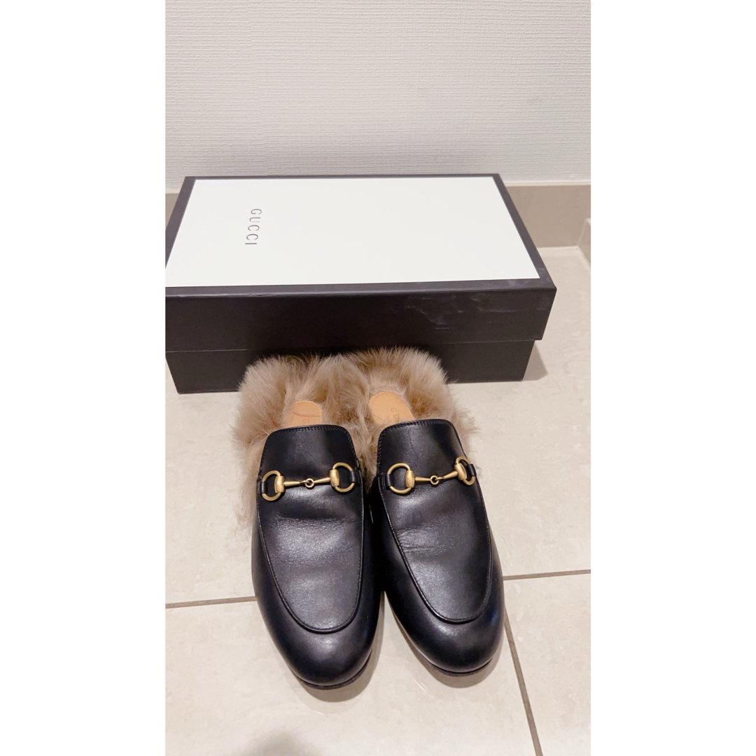 GUCCI - GUCCI グッチ ホースビットローファー プリンスタウン ファー