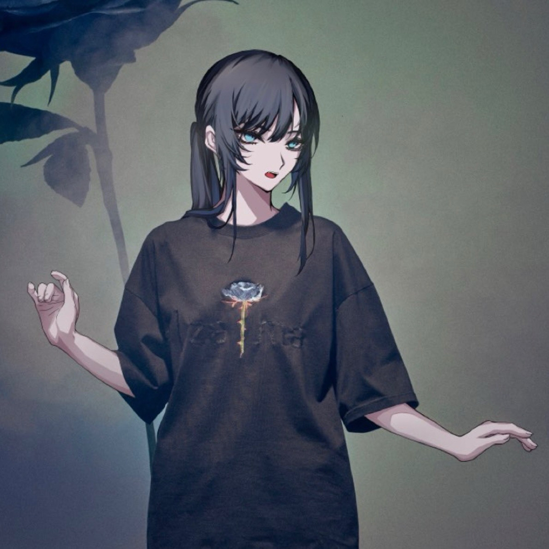 希少品】Ado hazama Tシャツ ロゴカットソー ブラック XSサイズの通販