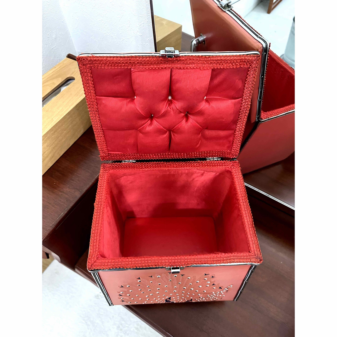 SHISEIDO (資生堂) - 昭和レトロ ソーイングボックス 裁縫箱 コスメ