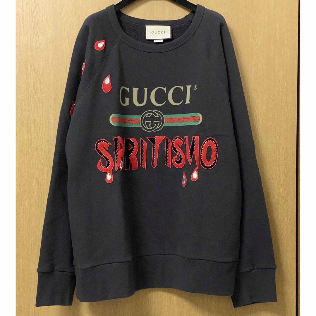 GUCCI - GUCCI グッチ トレーナー ブラック メンズ Mサイズ 新品未使用