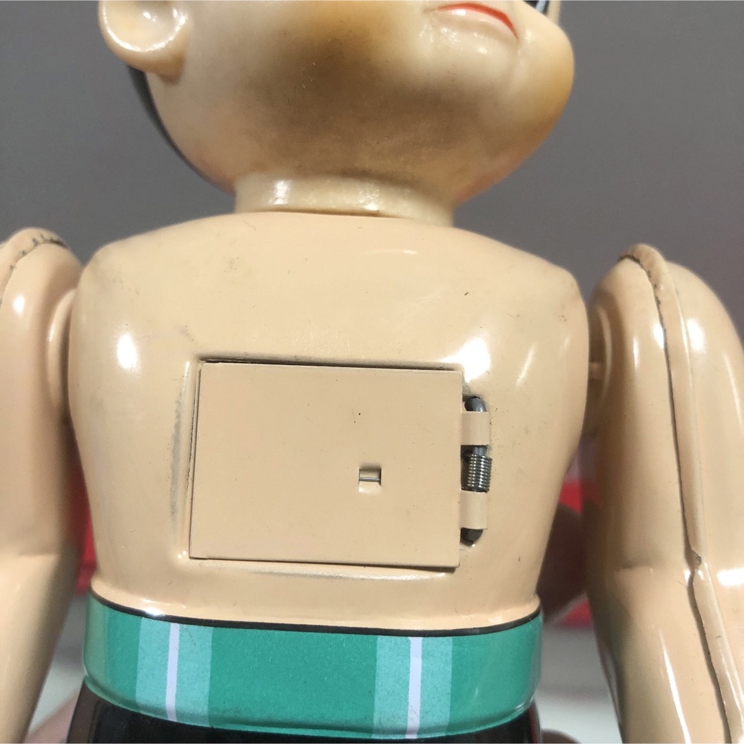 鉄腕アトム（胸開き）ブリキ おもちゃ ゼンマイ ビリケン商会 の通販