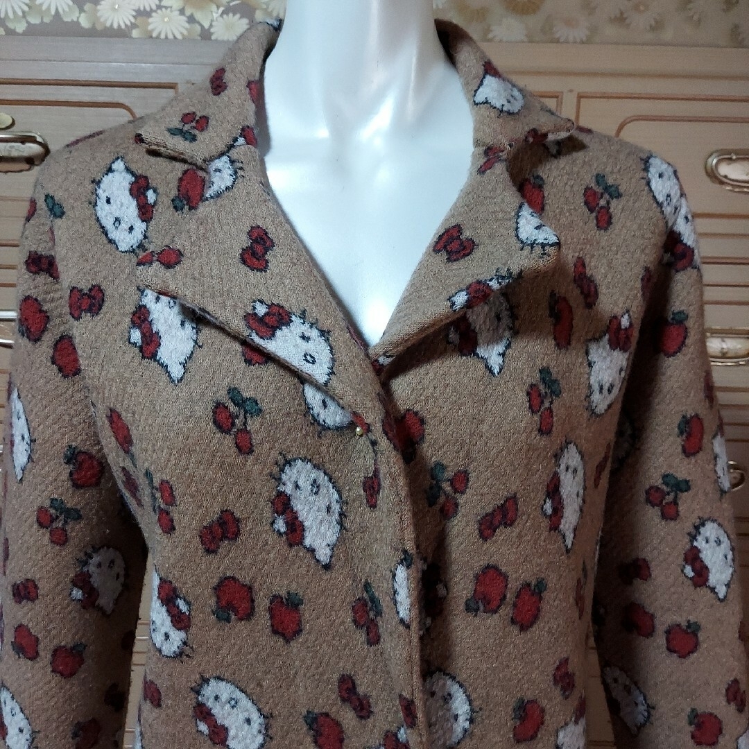 Nina mew - ニーナミュウ キティプリントチェスターコートの通販 by