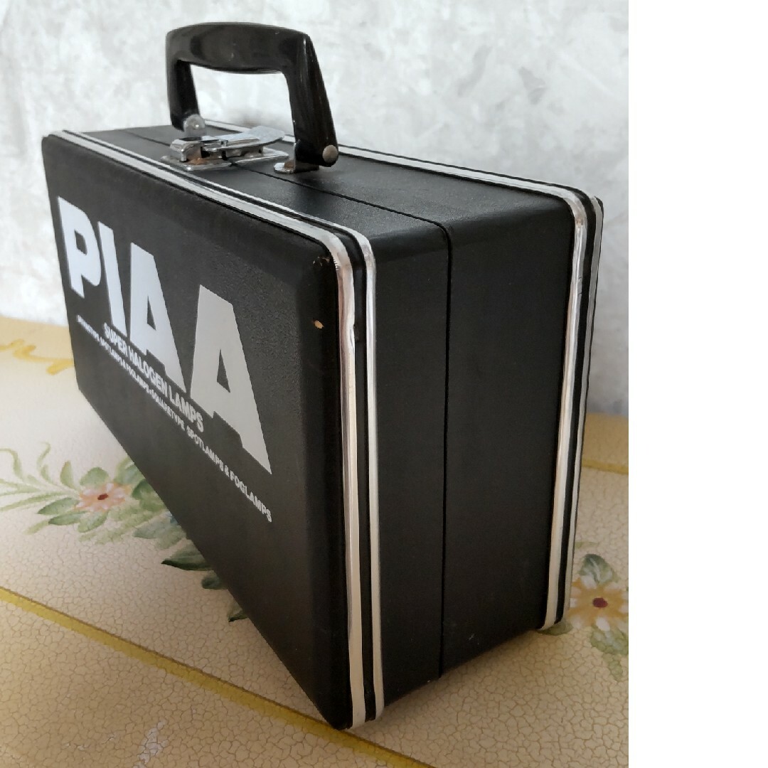 1924【PIAA】カセットテープボックストランク 当時物☆昭和レトロ