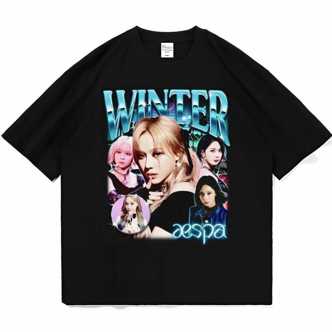 aespa winter ウィンター Tシャツ rap hiphopの通販 by yutete ｜ラクマ
