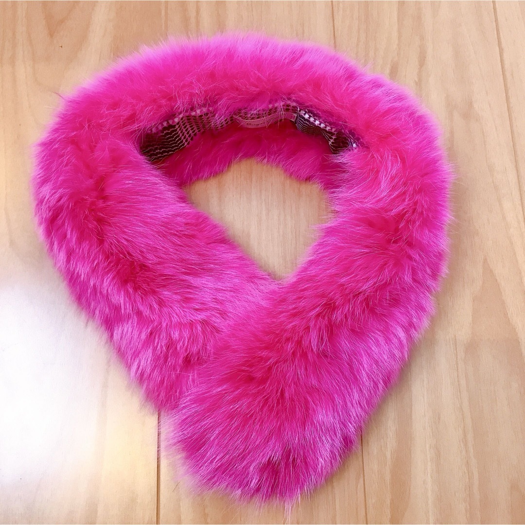 MA＊RS - 【希少】 MARS マーズ リアルファー ティペット ピンク