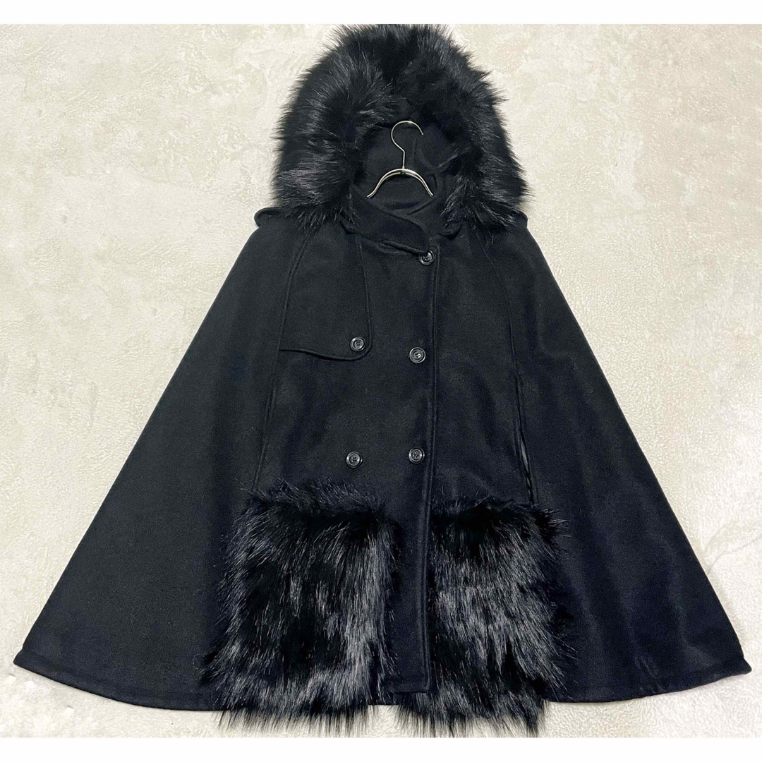 BIRTHDAY BASH - バースデーバッシュ ポケットファー マント ポンチョ