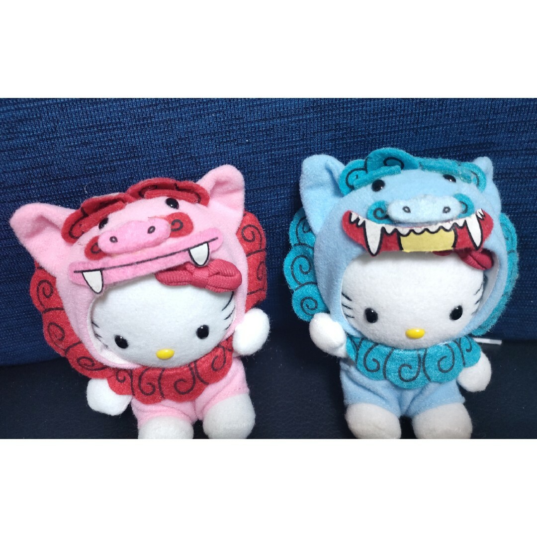 ハローキティ - キティちゃん ご当地 沖縄 シーサー ぬいぐるみ ハロー