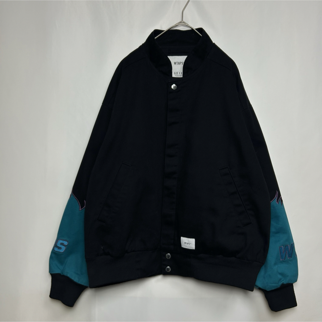 W)taps - レア WTAPS DRIFTERS JACKET ファイヤーパターン ブルゾンの