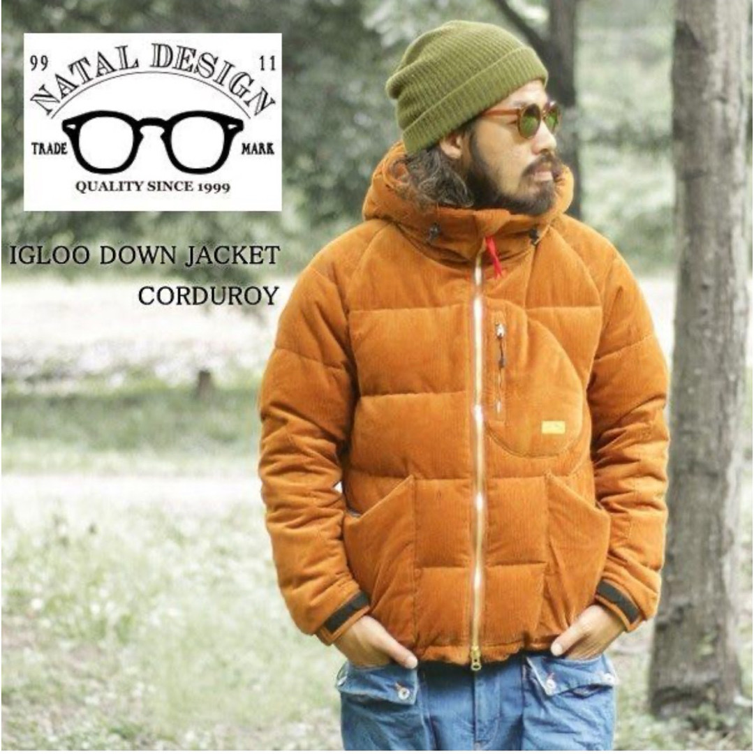 NATAL DESIGN - NATAL DESIGN イグルーダウンジャケットコーデュロイ