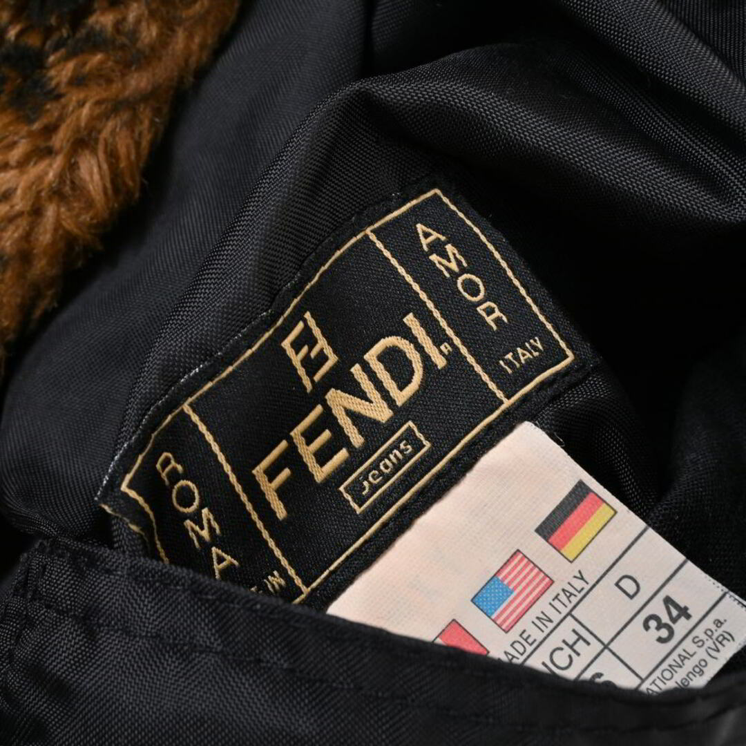 FENDI - FENDI ズッカ柄 ボア ジャケットの通販 by CYCLE HEARTS
