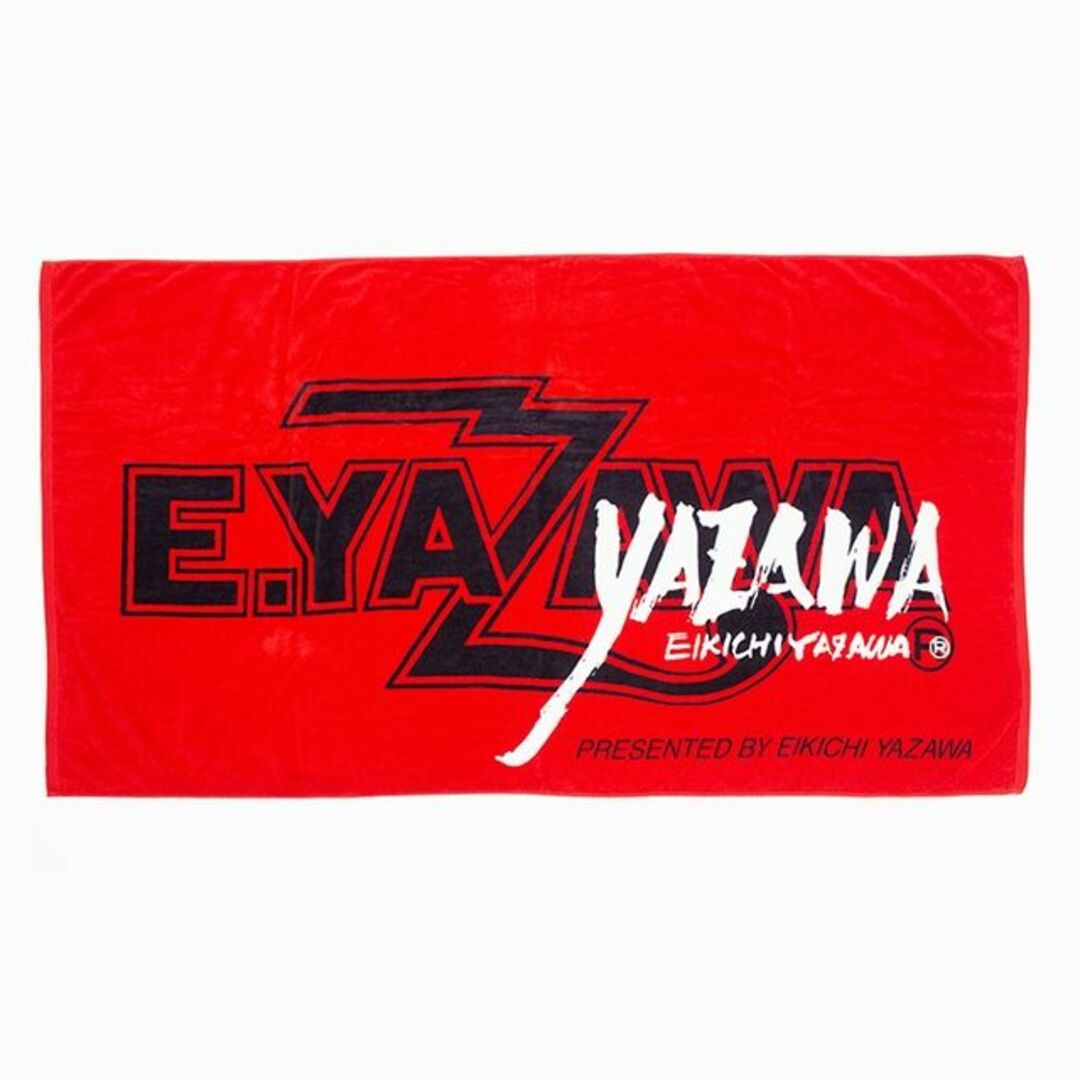 矢沢永吉 SBT スペシャルビーチタオル 55 (ロゴフデ)赤・黒・白の通販