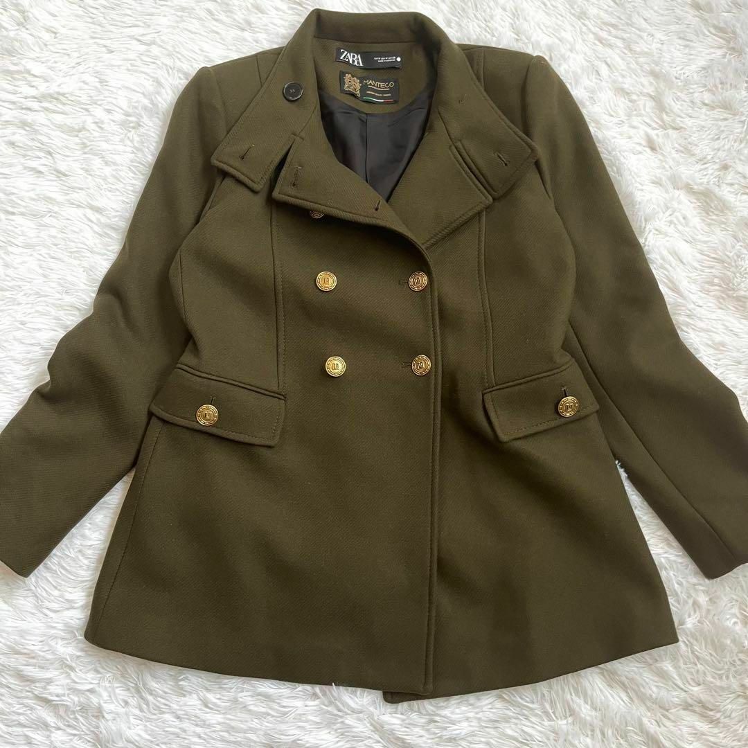 ZARA - 【極美品】ZARA マンテコ ナポレオンコート Pコートの通販 by