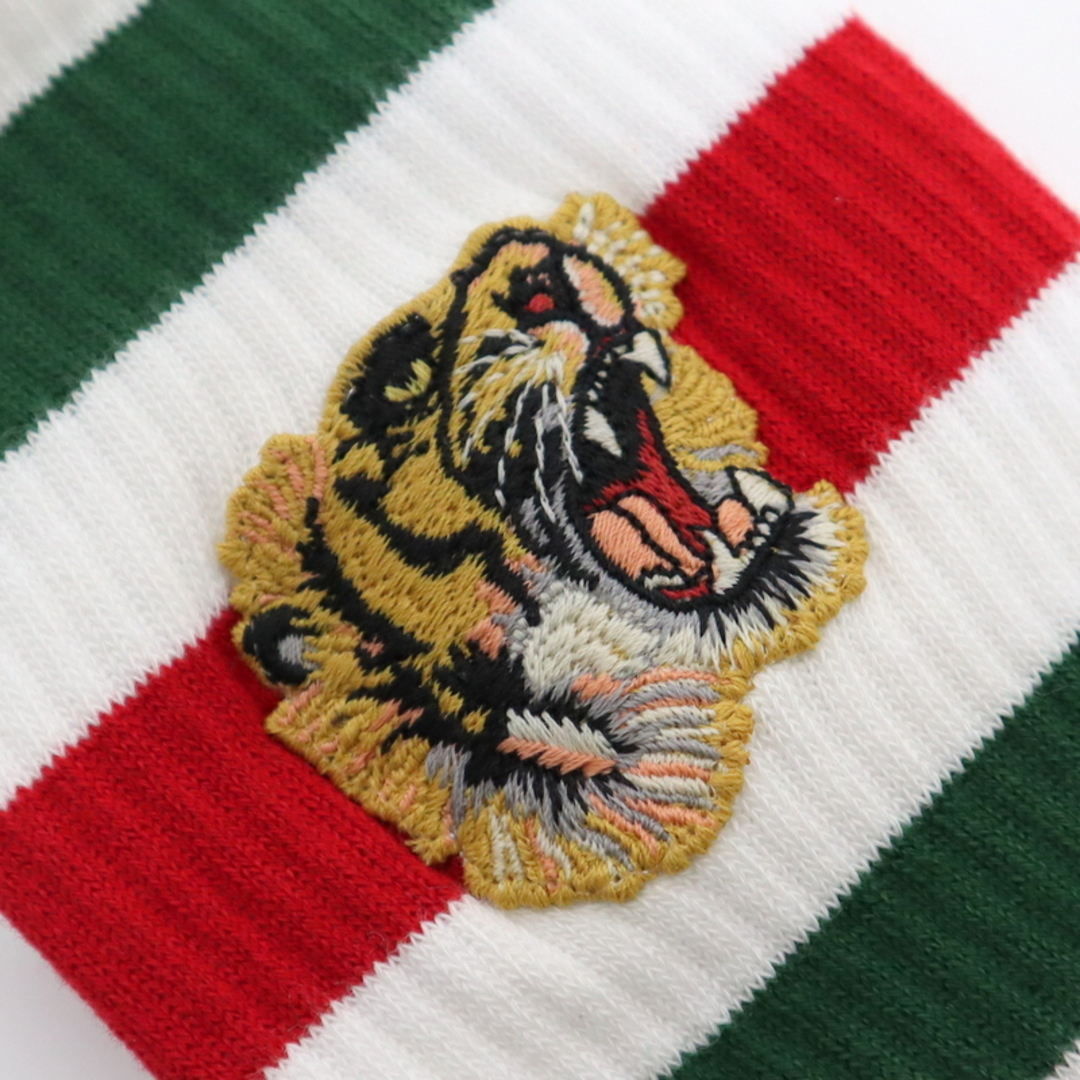 GUCCI - 【GUCCI】グッチ 靴下 タイガー ホワイト ストレッチコットン