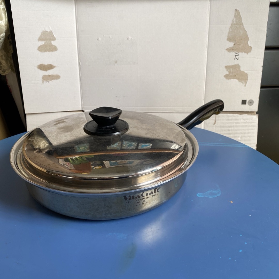 ルビー 未使用 VitaCraft ビタクラフト フライパン 5511 ルビー 未使用