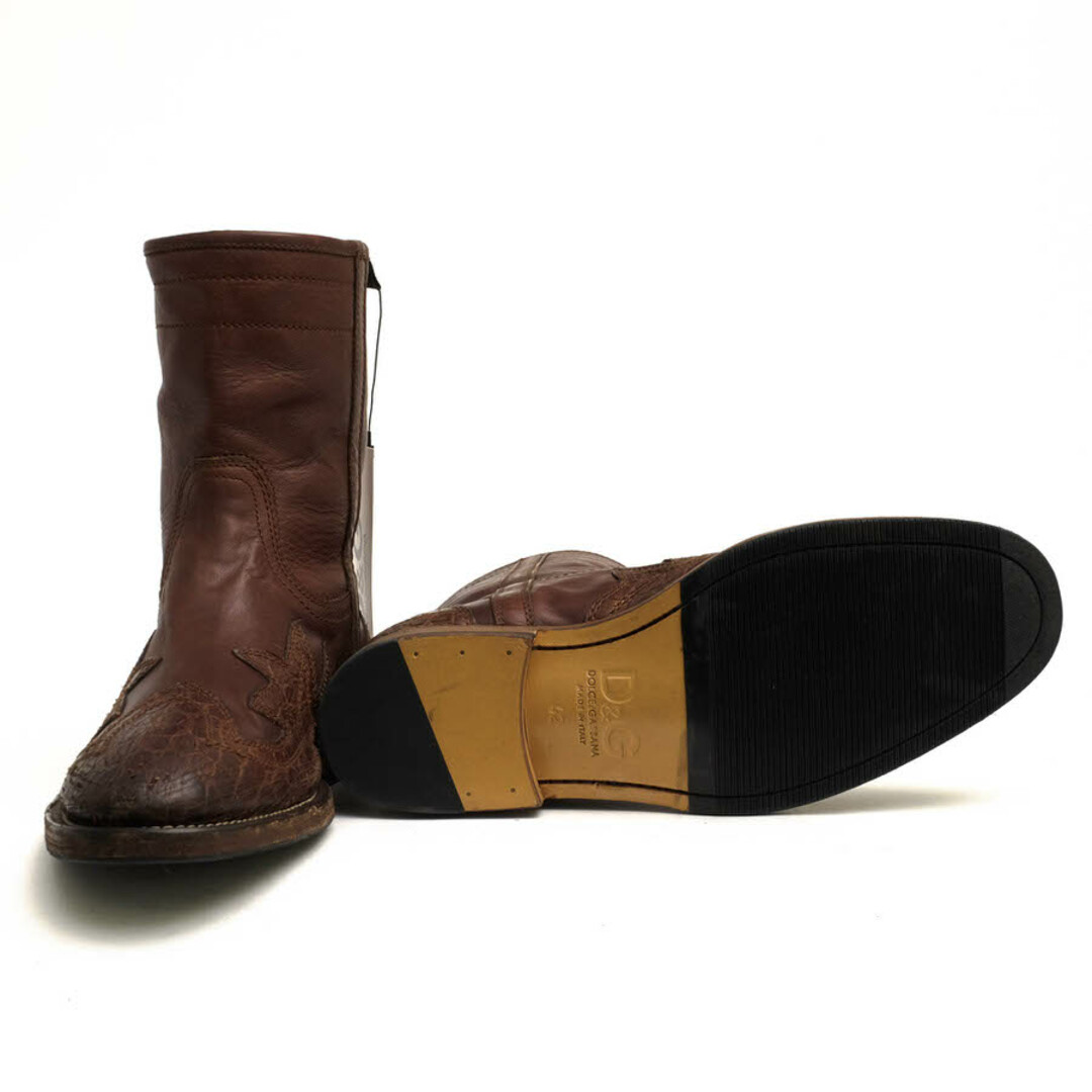 DOLCE&GABBANA - ドルガバ／DOLCE＆GABBANA ウエスタンブーツ シューズ