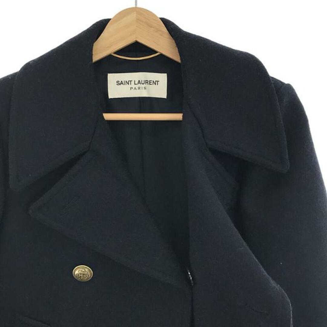 美品】 SAINT LAURENT PARIS / サンローランパリ | ウール ピーコート