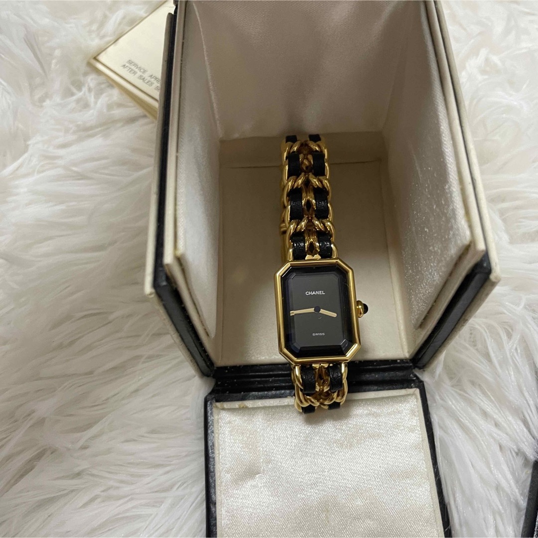 CHANEL - 美品✨シャネル プルミエール 時計 Lサイズ ゴールドの通販