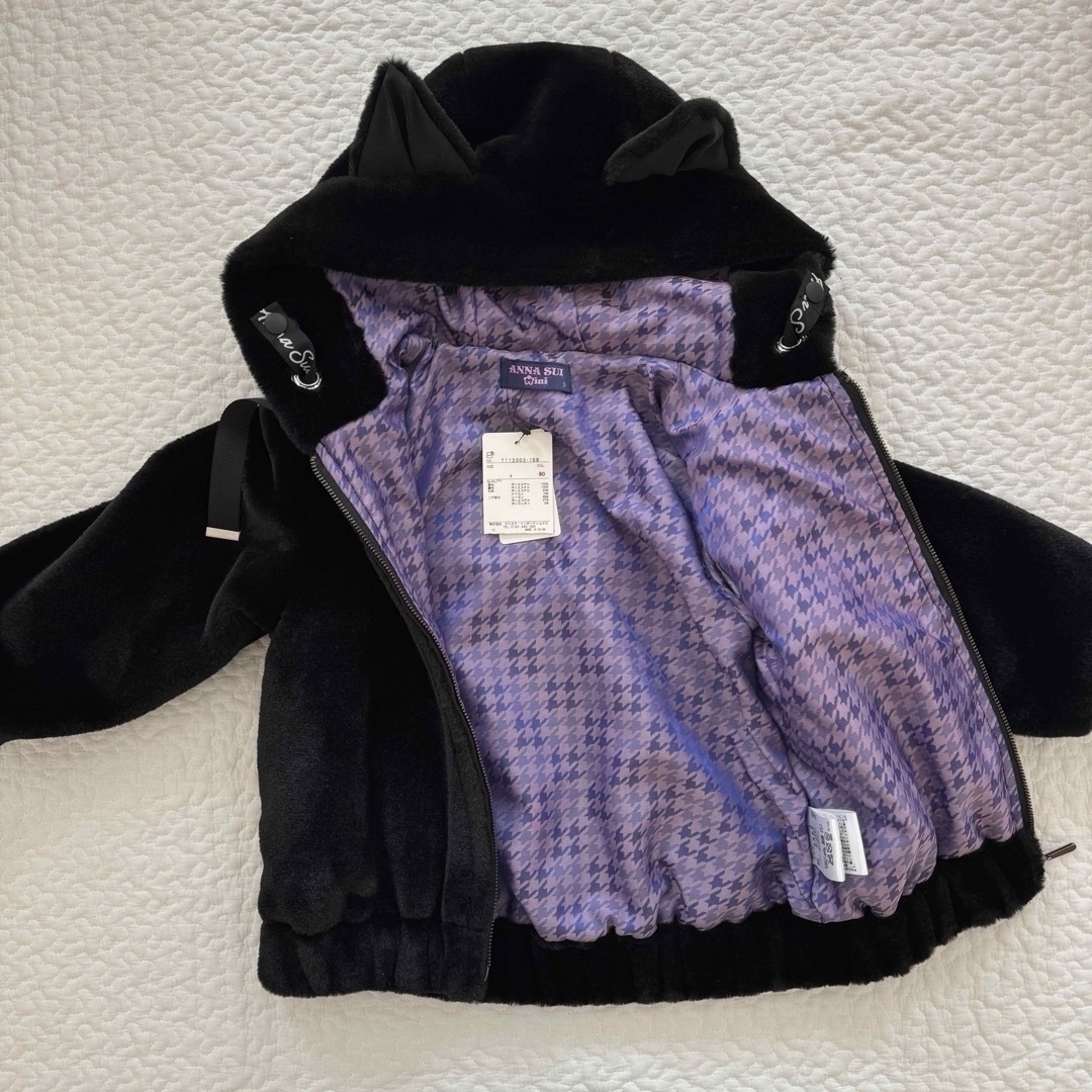 ANNA SUI mini - ANNASUI アナスイ 猫耳 ファーブルゾンの通販 by