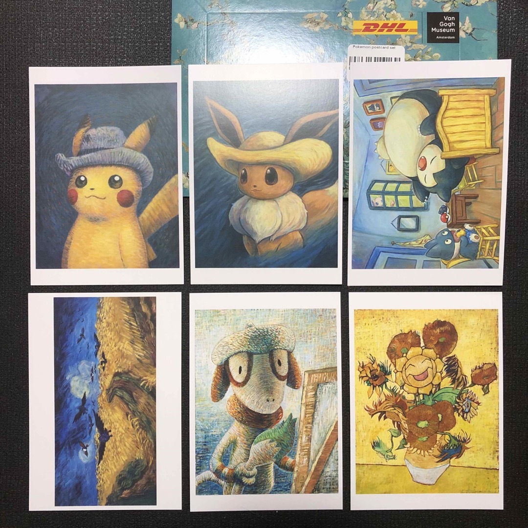 2枚セット 海外限定 日本未発売 ゴッホピカチュウ + カビゴン アート