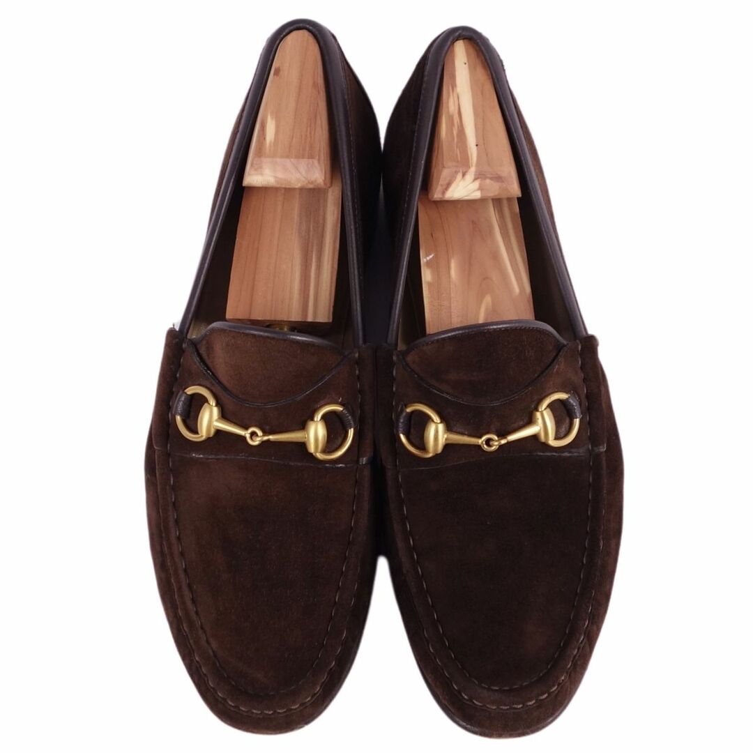 GUCCI - グッチ GUCCI ローファー モカシン ホースビット スウェード