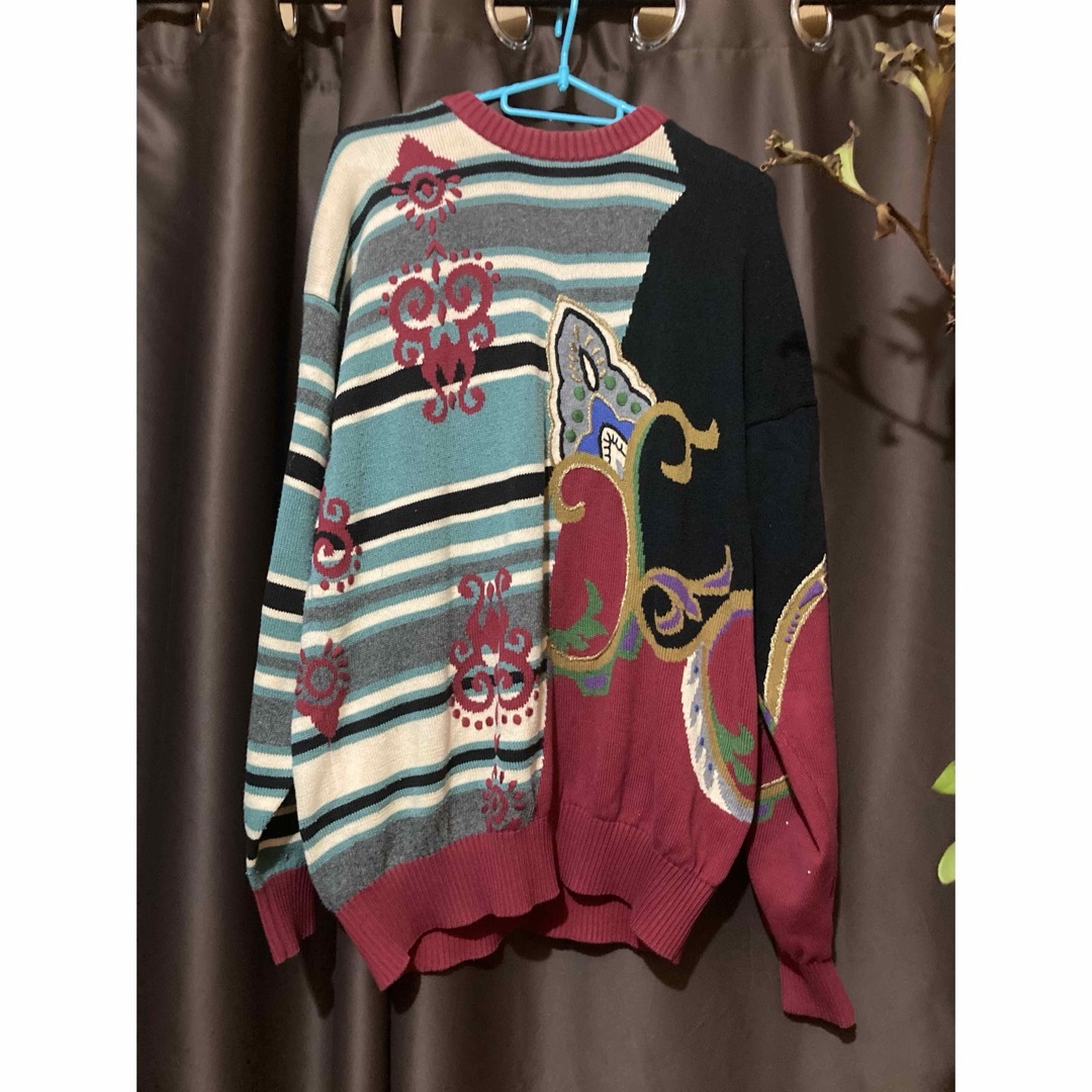 FICCE - フィチェ90sドン小西 多色ニットたけしセーターの通販 by