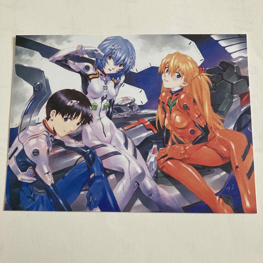 愛蔵版 エヴァンゲリオン ポストカード 12 綾波レイ アスカ 碇シンジの