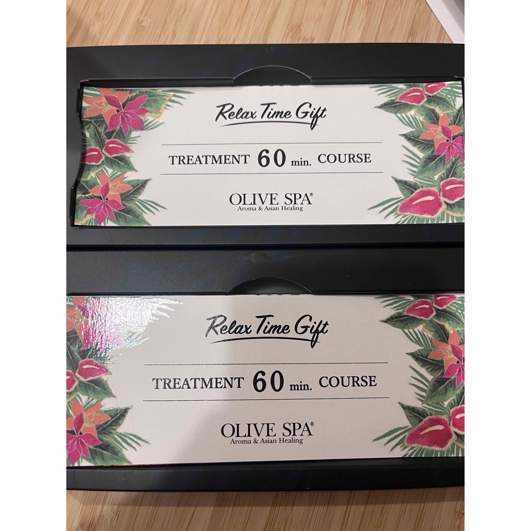 OLIVE SPA オリーブスパ トリートメント ギフト 2枚セット OLIVE SPA