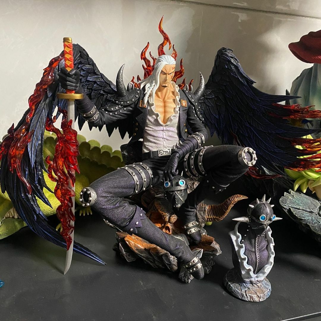 ワンピース 火災のキング アルベル フィギュア ガレージキット 塗装