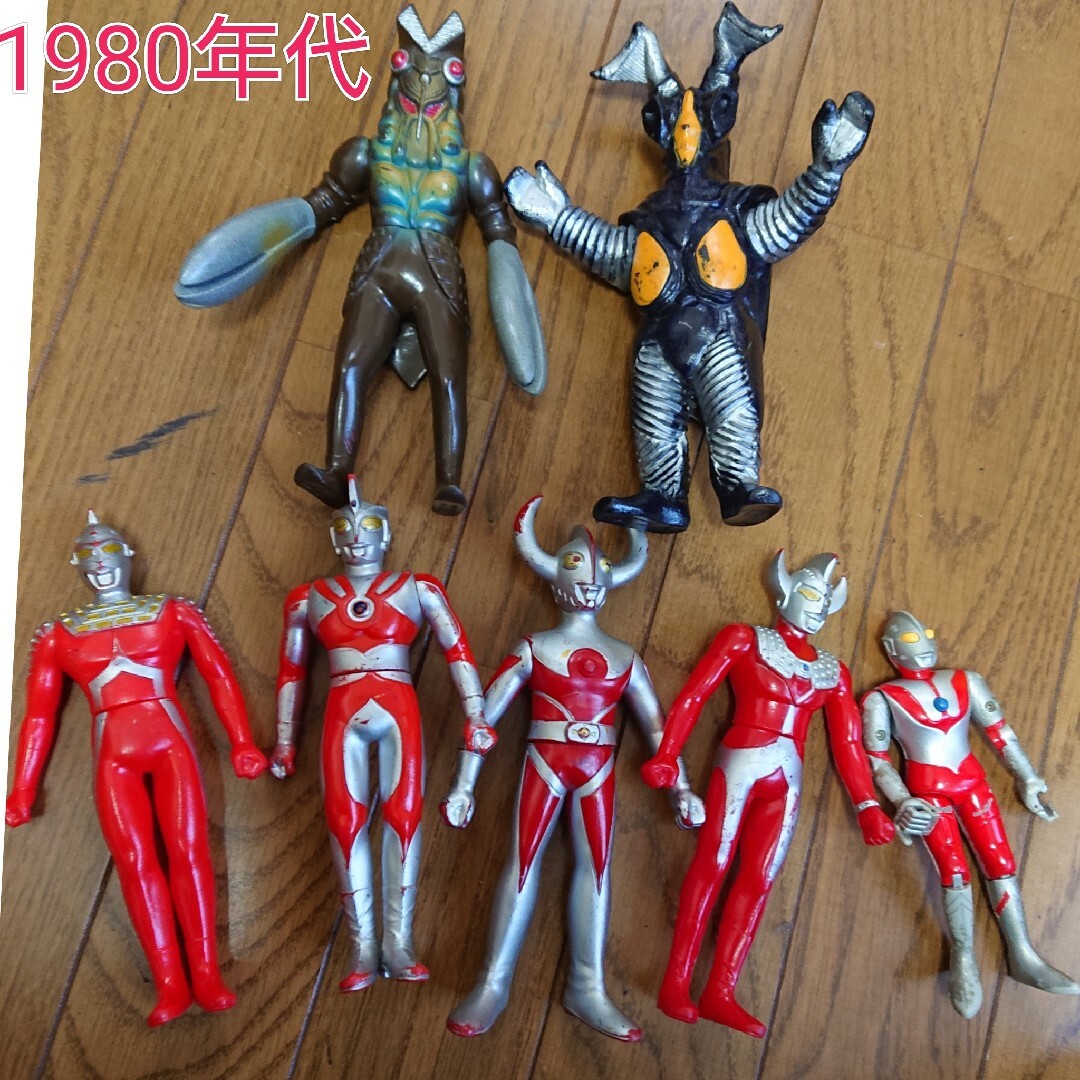 1983 ウルトラマン 硬質ソフビ バルタン星人 セブン タロウの通販 by