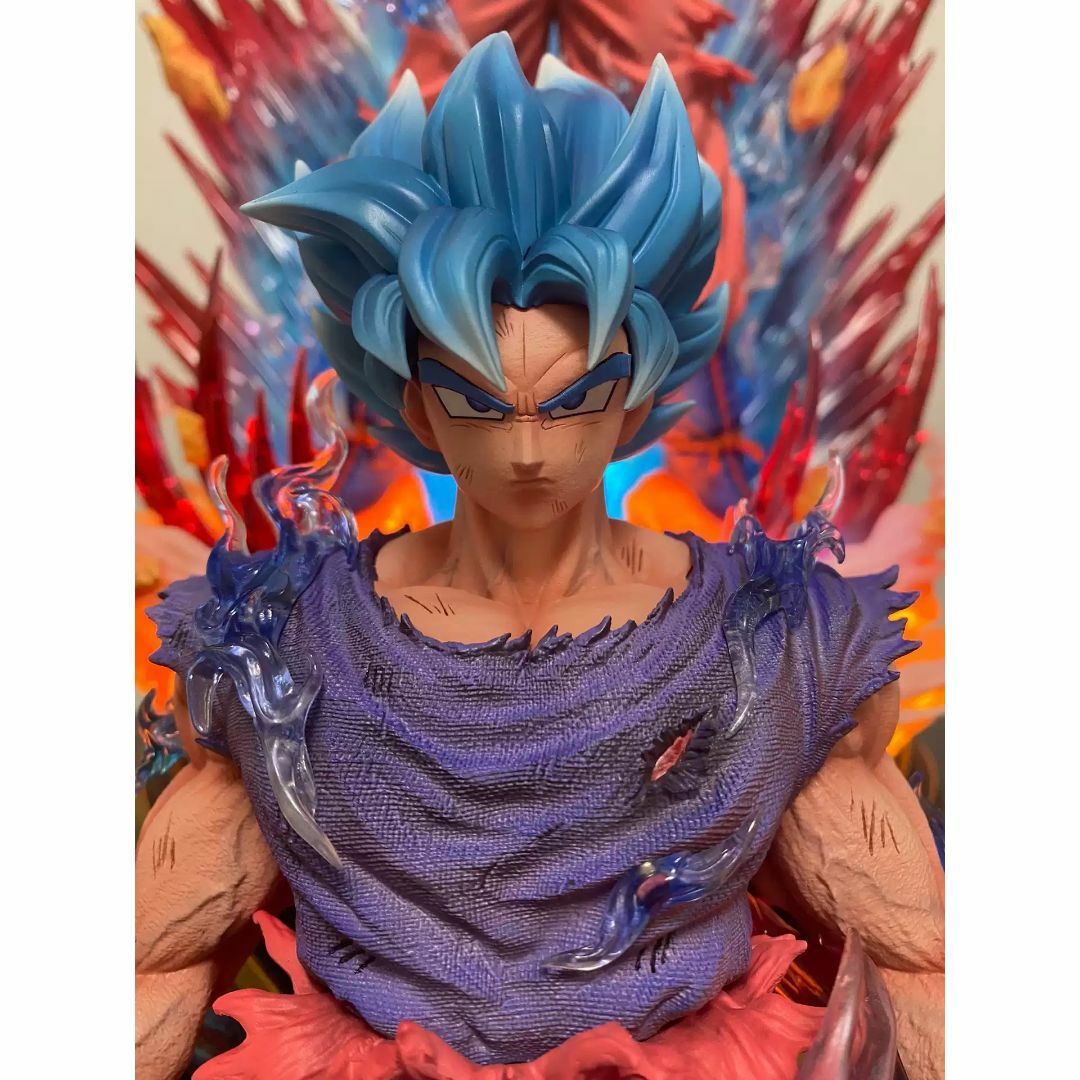 ドラゴンボール 超サイヤ人ブルー界王拳 孫悟空フィギュア ガレージ