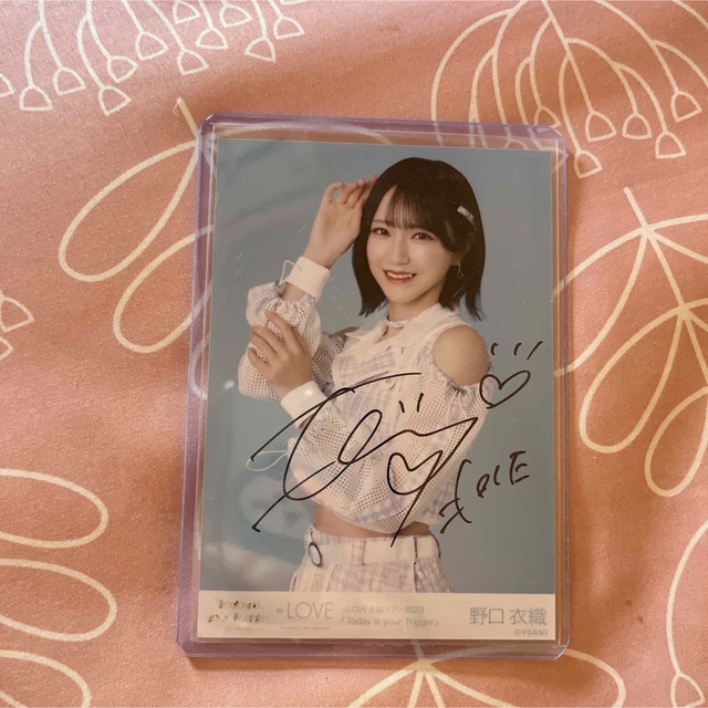 野口衣織 直筆の通販 by K.'s shop｜ラクマ