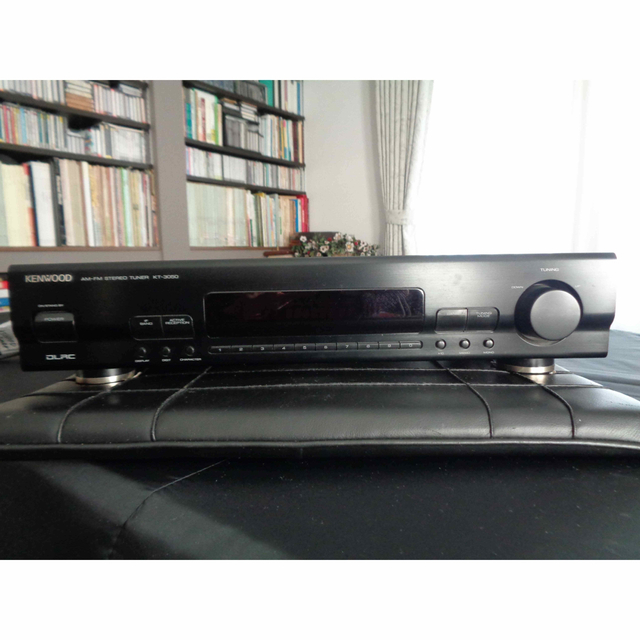 ケンウッド FM/AMチューナー KT-3050 リモコン付き（ジャンク）