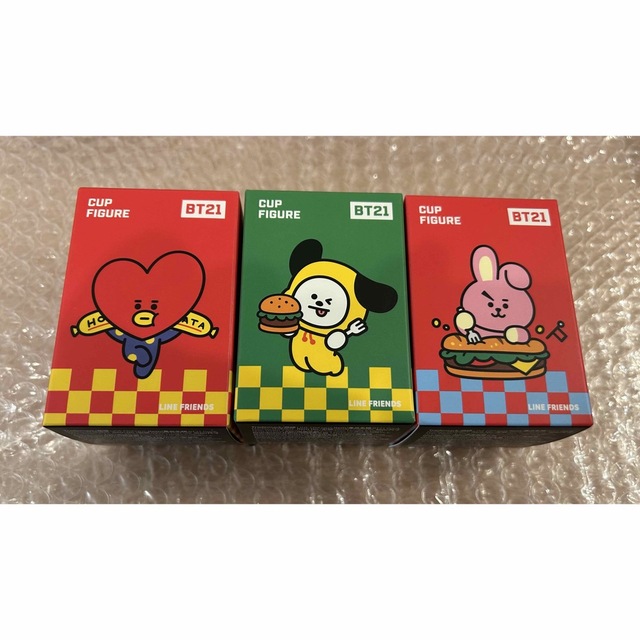 防弾少年団(BTS) - BT21 カップフィギュア 3個セットの通販 by