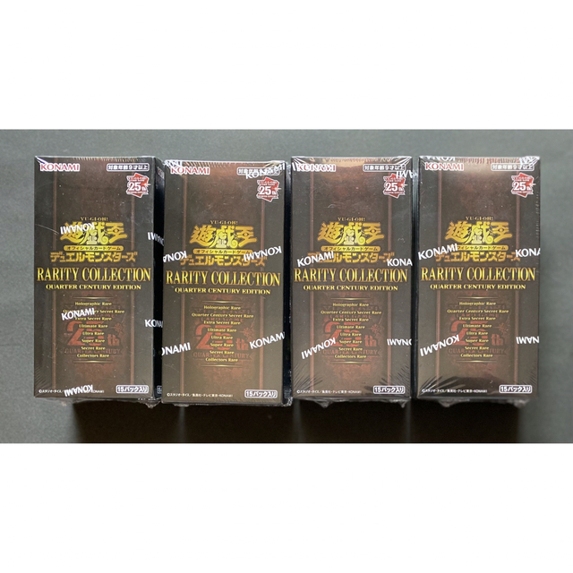 遊戯王25thレアコレ 4BOX シュリンク付き