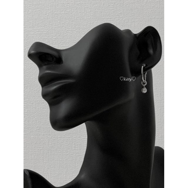 コムドット やまと 着用タイプ!!【ワンポイントパールピアス 1個】の