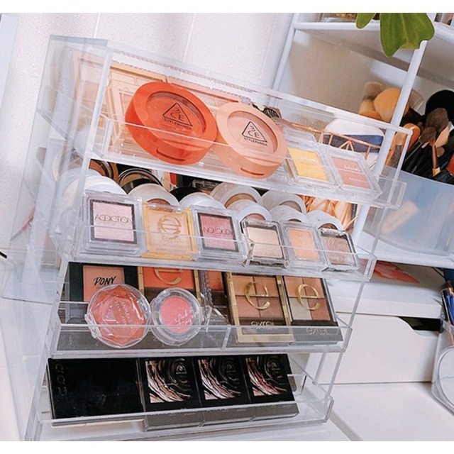 BeautINIT ビューティーイニット 風 コスメ収納ケース アクリル収納 未