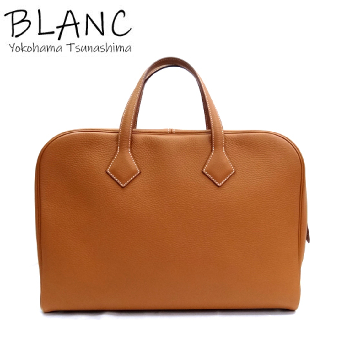 HERMES - エルメス ヴィクトリア2 12H ハンドバッグ トリヨン ゴールド