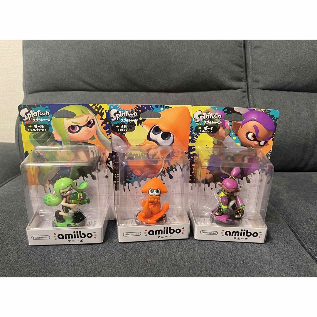 スプラトゥーン amiibo 限定カラー 3体の通販 by MSN｜ラクマ