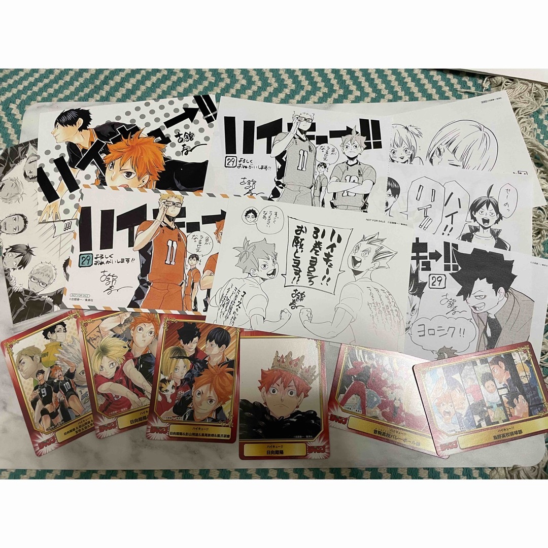 ハイキュー コミック特典&初期グッズ15点セットの通販 by n's shop｜ラクマ