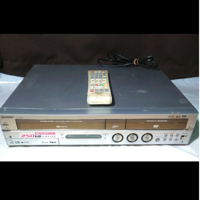 SHARP - SHARP（DV-HRW55）HDD・DVDビデオ一体型レコーダー 2005年製の