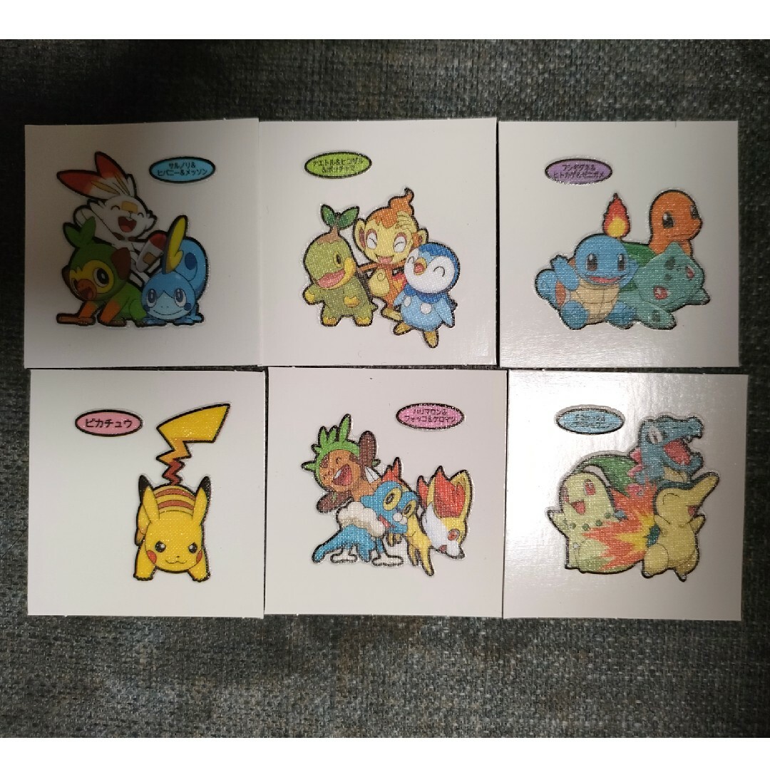 非売品】ポケモンパン デコキャラシールイベント 6枚セットの通販 by