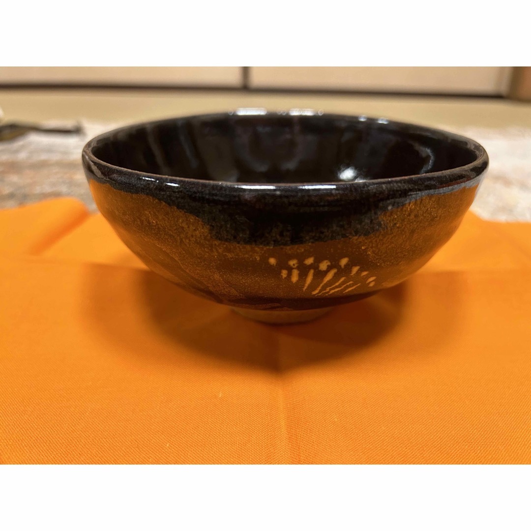 人間国宝 原清 鉄釉花鳥文茶碗 共箱付きの通販 by ARMY OF ONE｜ラクマ