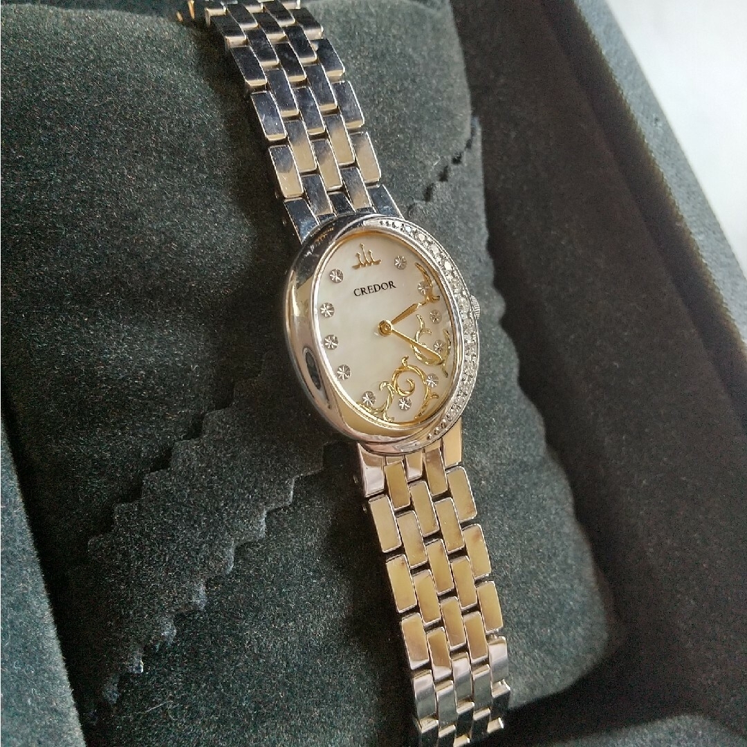 CREDOR - クレドール 美品 白蝶貝ピクウェ12Pダイヤプレミア希少 限定