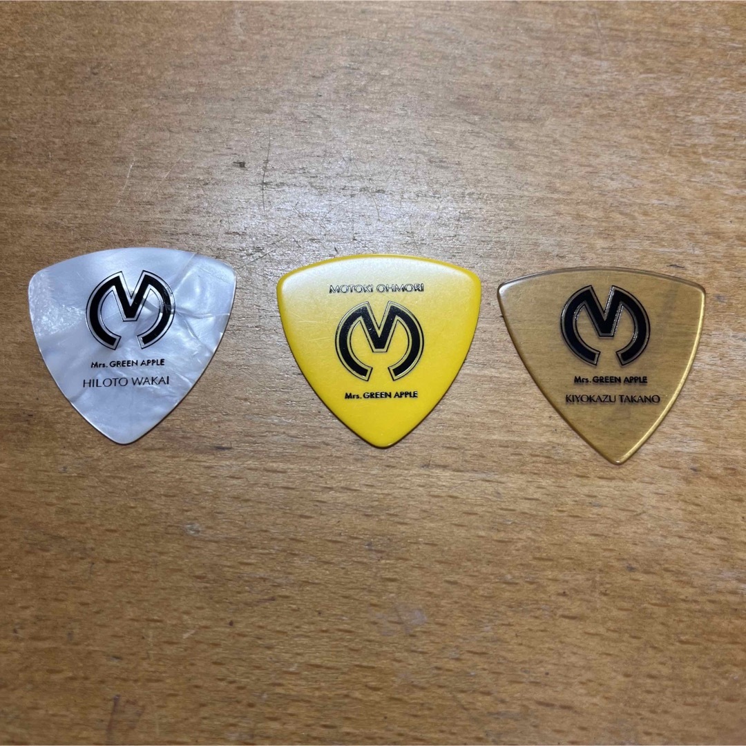 Mrs.GREEN APPLE ピック3つセットの通販 by rihi's shop｜ラクマ