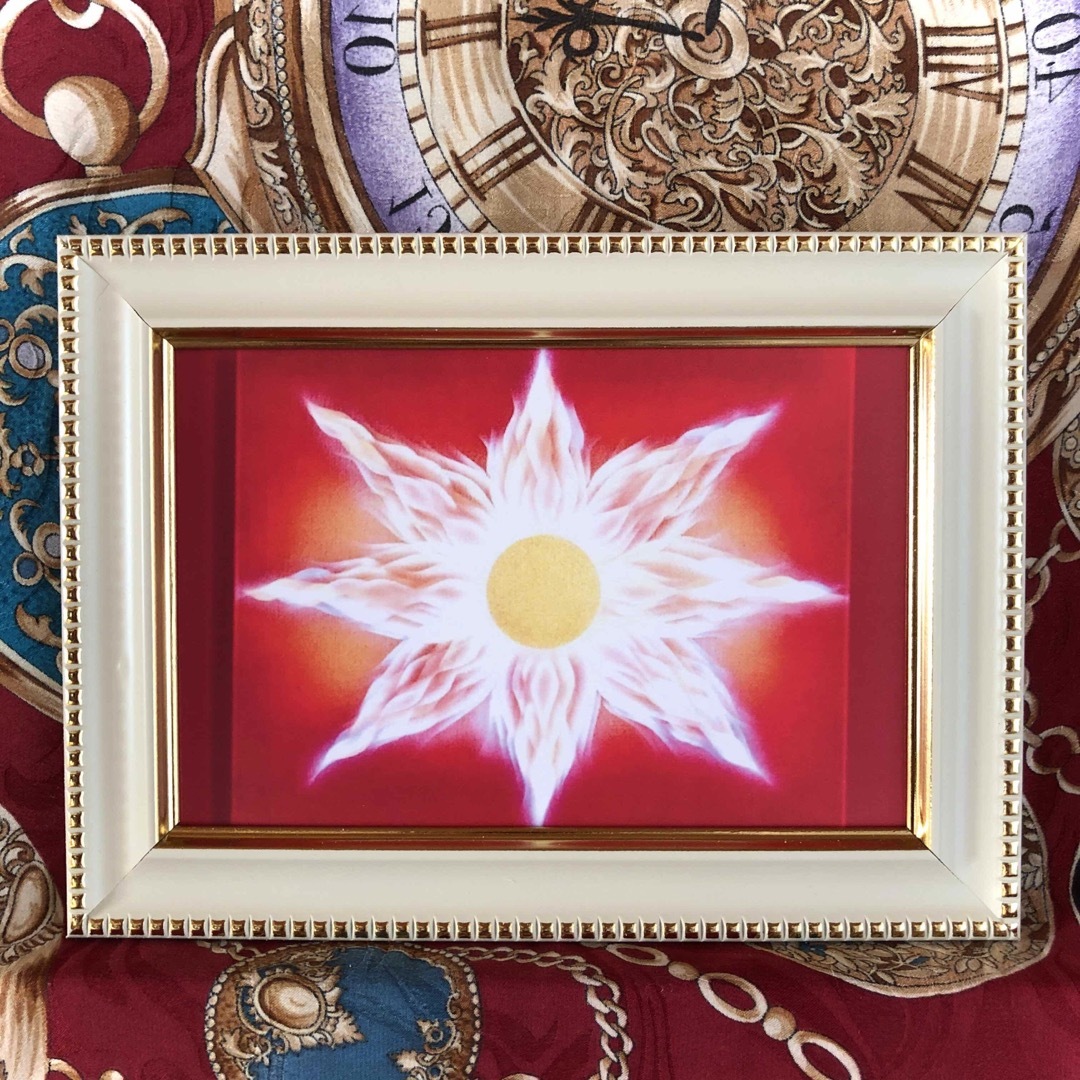 エナジーアート】大天使ミカエル(赤)ポストカード 強力波動