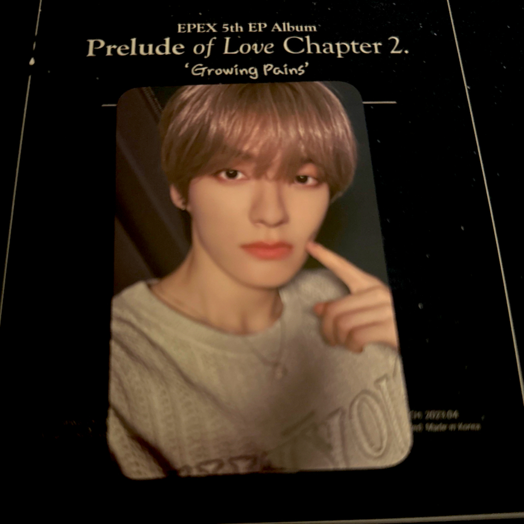 EPEX ウィシ 5集 対面トレカの通販 by soramame｜ラクマ