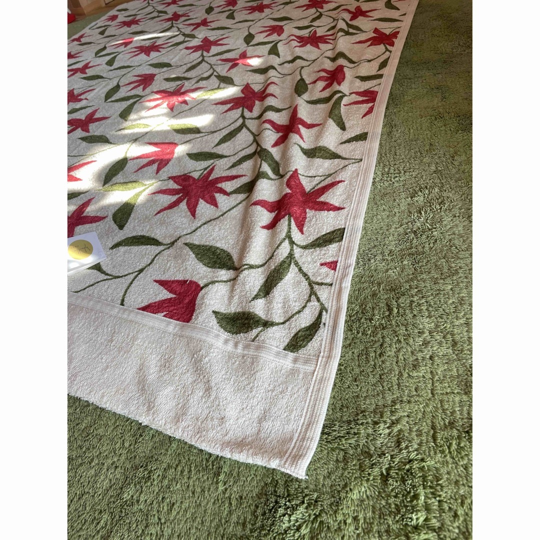 丸洗い可【シビラ】タオルケット140×190（フローレス）2枚セット