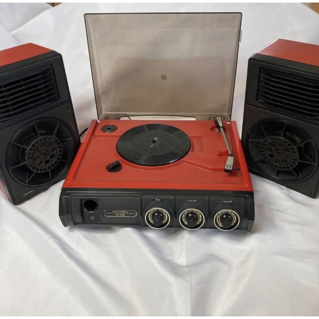 Columbia - 1970年代COLUMBIAレコードプレイヤーSE-20M スピーカー付き