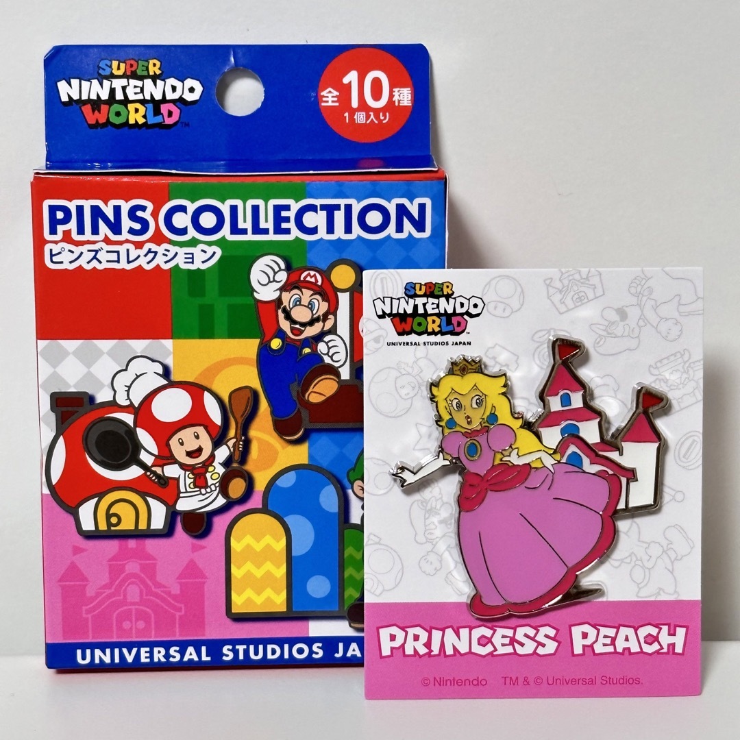 USJ - USJ スーパーニンテンドーワールド ピーチ姫 ピンズ ピンバッジ